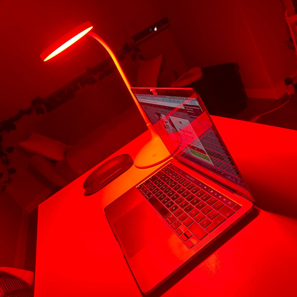 Velvet Dusk Lampe Rødt Lys Natlampe til Hyggelige Aftener