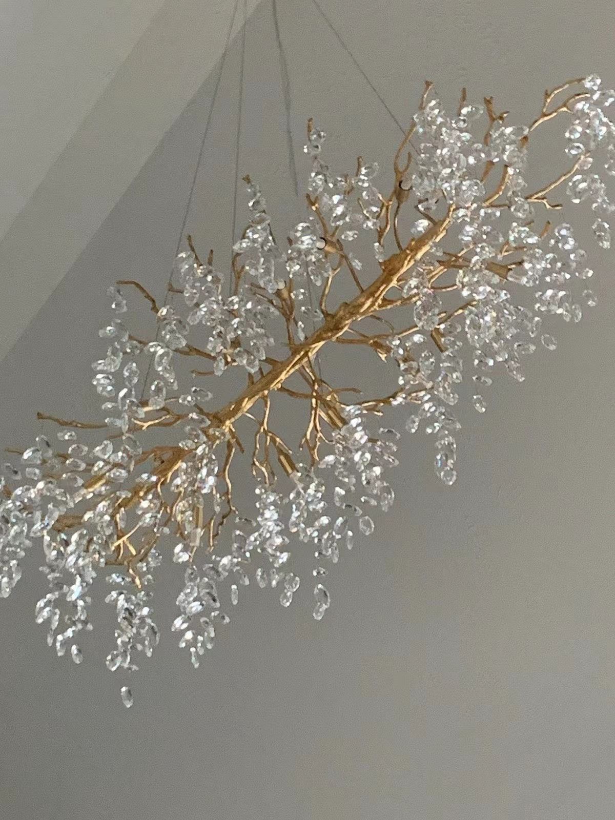 Lampadario a Bracci in Cristallo Stile Francese per Case Moderne