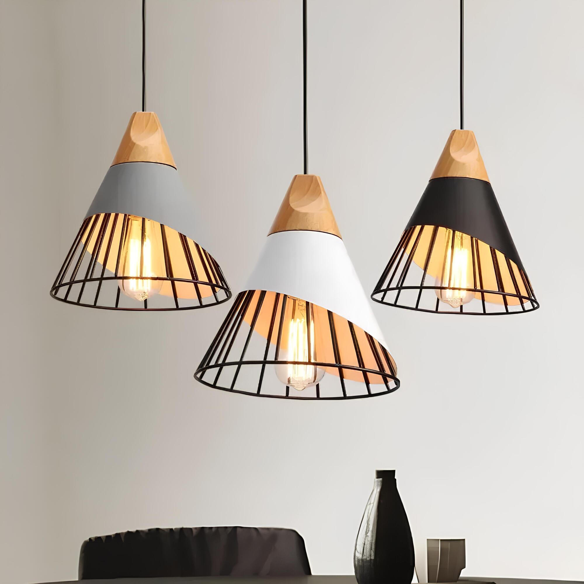 Orion Open Cage Industrial Pendant Light Fixture for Modern Interiors
