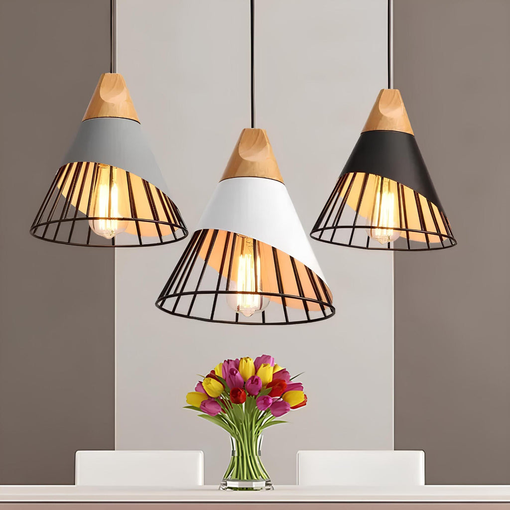Orion Open Cage Industrial Pendant Light Fixture for Modern Interiors