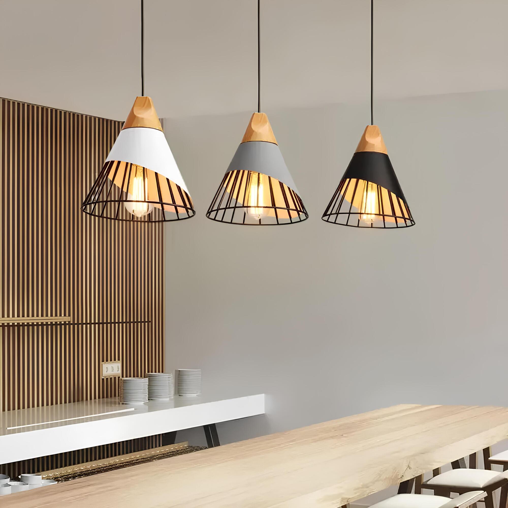 Orion Open Cage Industrial Pendant Light Fixture for Modern Interiors