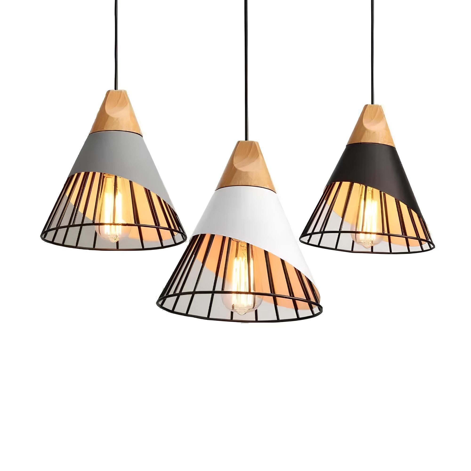 Orion Open Cage Industrial Pendant Light Fixture for Modern Interiors