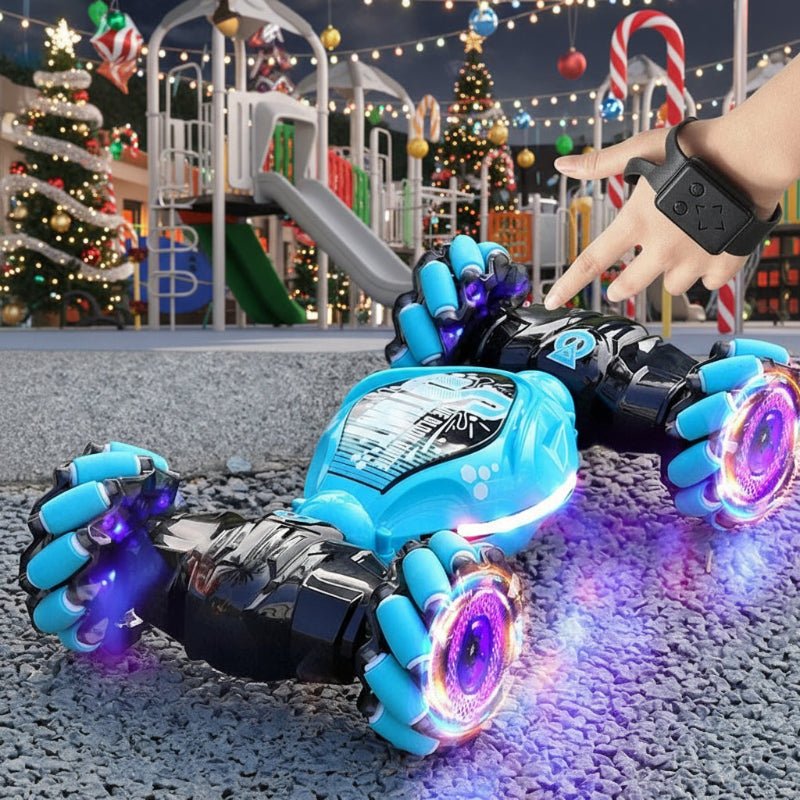 FluxRover Auto RC Innovativa con Luci LED, Controllo a Gestures e Rotazione a 360 Gradi