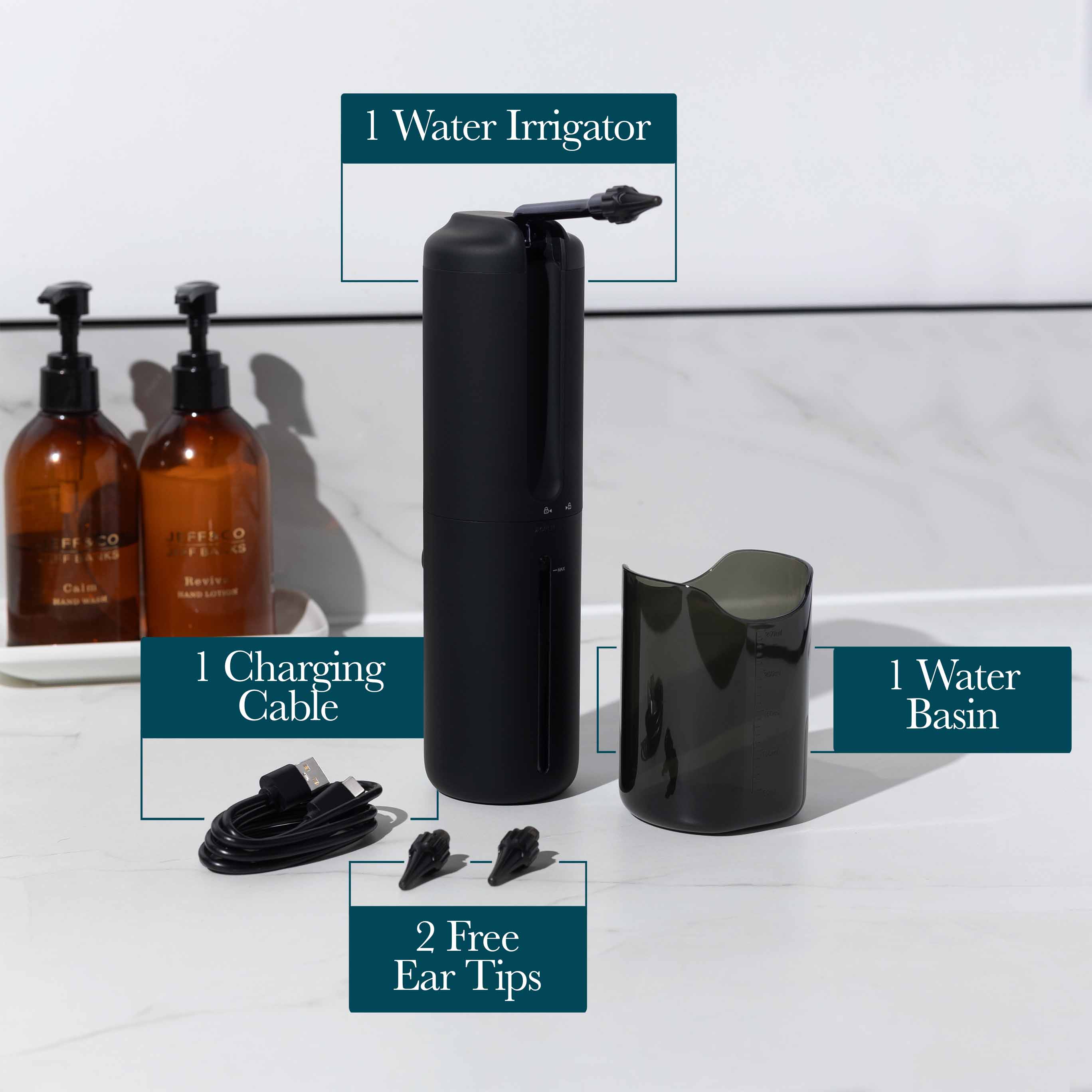 PureStream Ear Care System Gentle Triple Stream Ear Cleaning