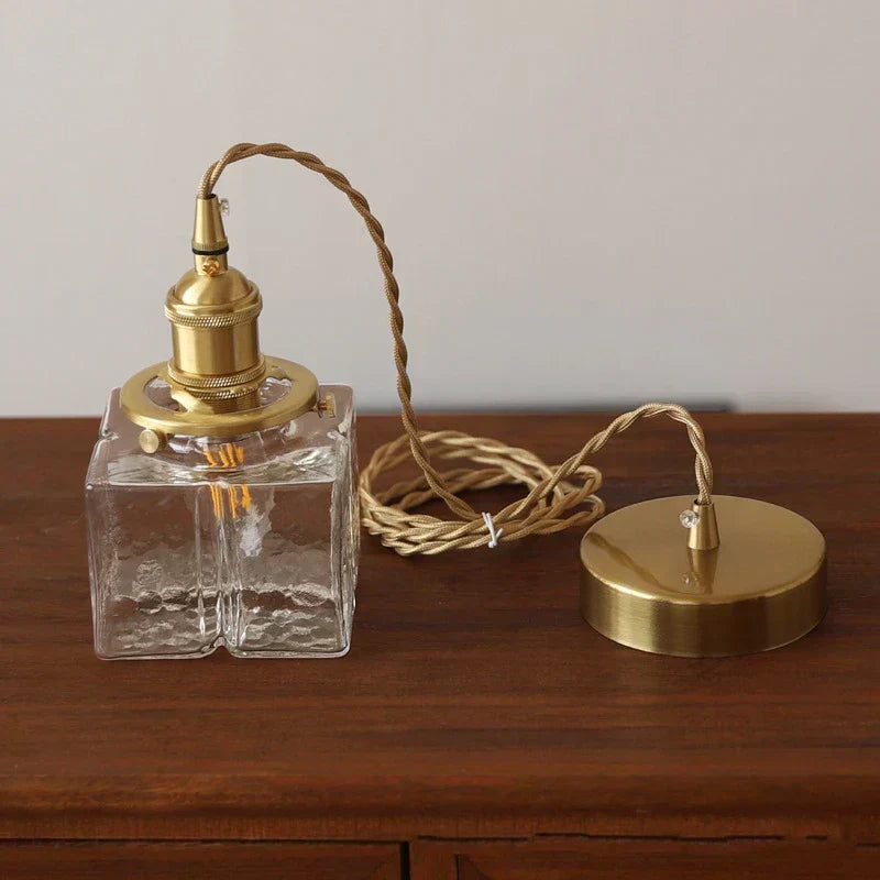 Aurelle Vintage Glass Pendant Light for Timeless Interiors