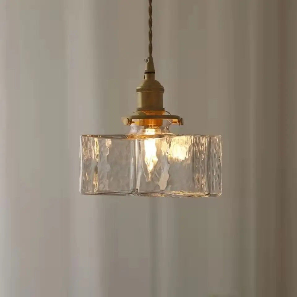 Aurelle Vintage Glass Pendant Light for Timeless Interiors