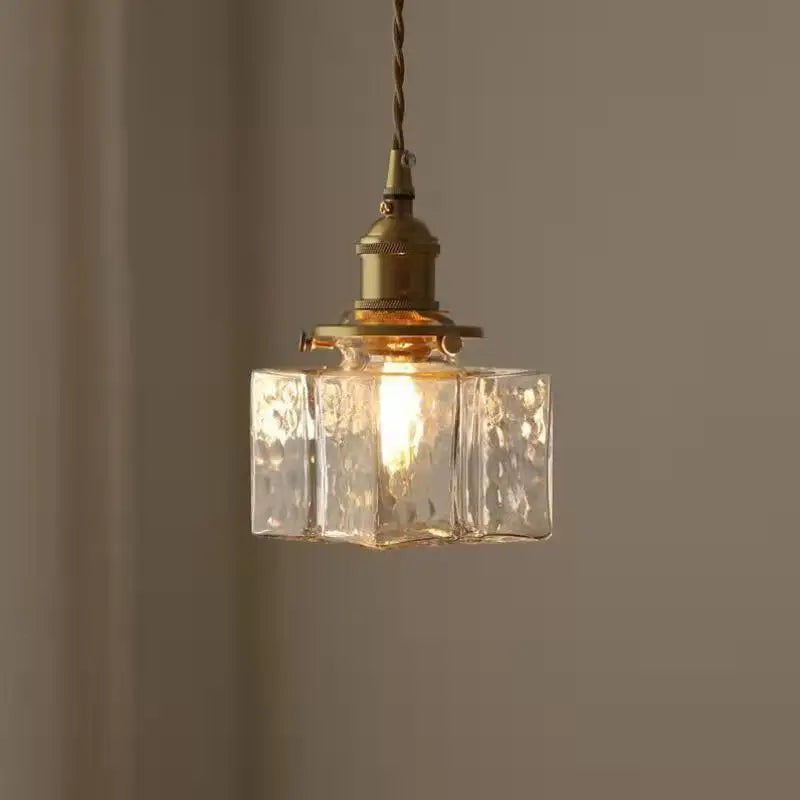 Aurelle Vintage Glass Pendant Light for Timeless Interiors