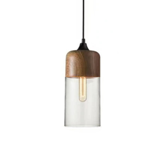 Aeris Mouth-Blown Glass Pendant With Adjustable Cable