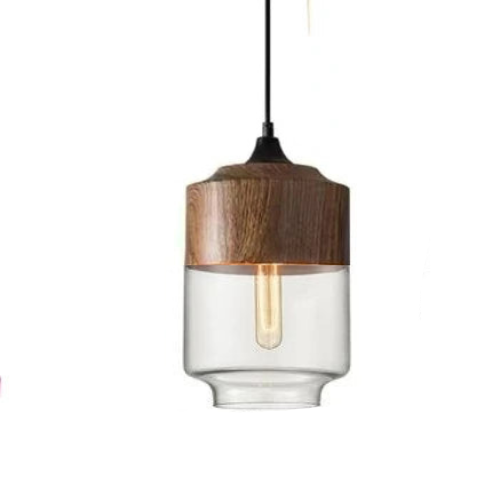 Aeris Mouth-Blown Glass Pendant With Adjustable Cable