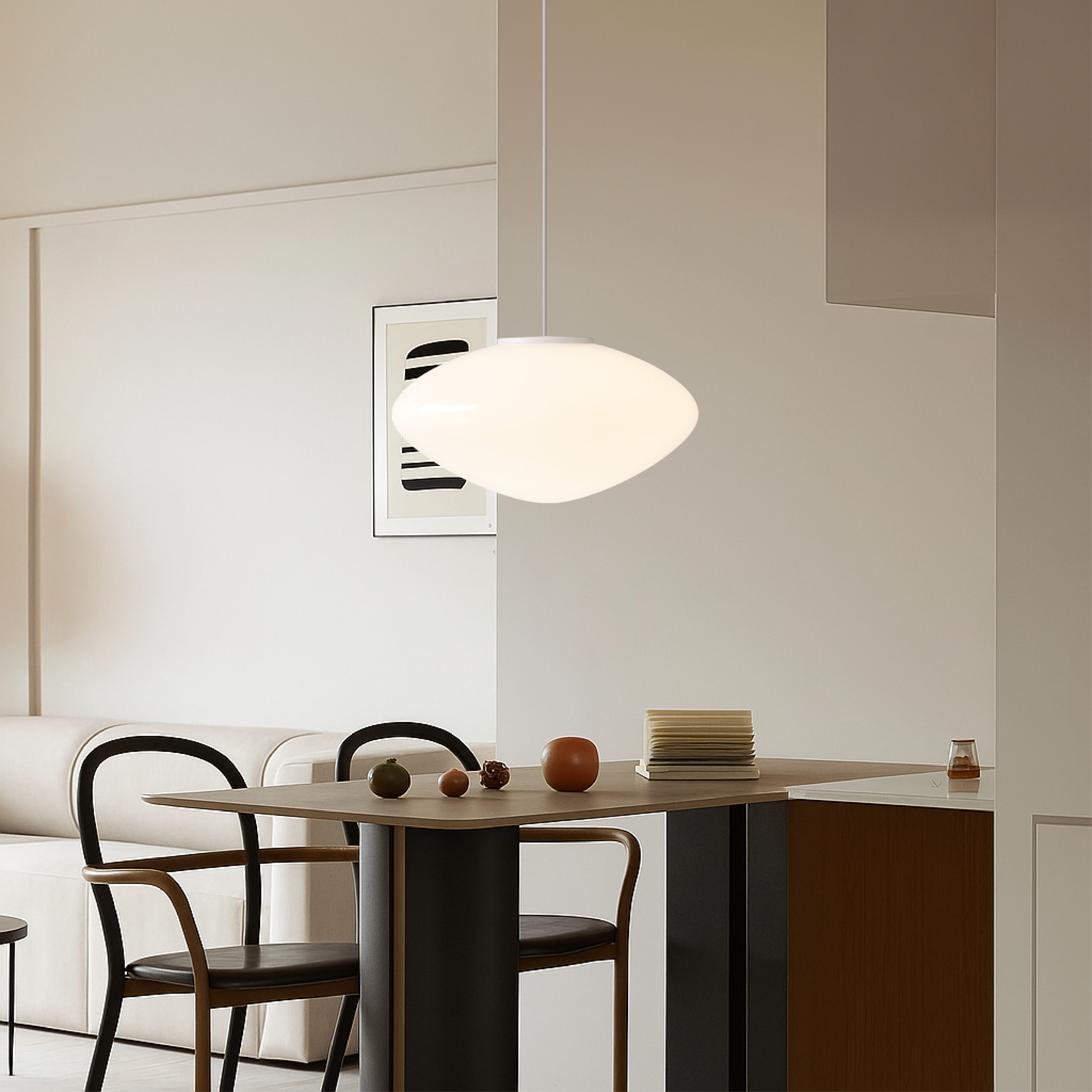 Elara Layered Danish Pendant Lamp With Soft Diffused Glow