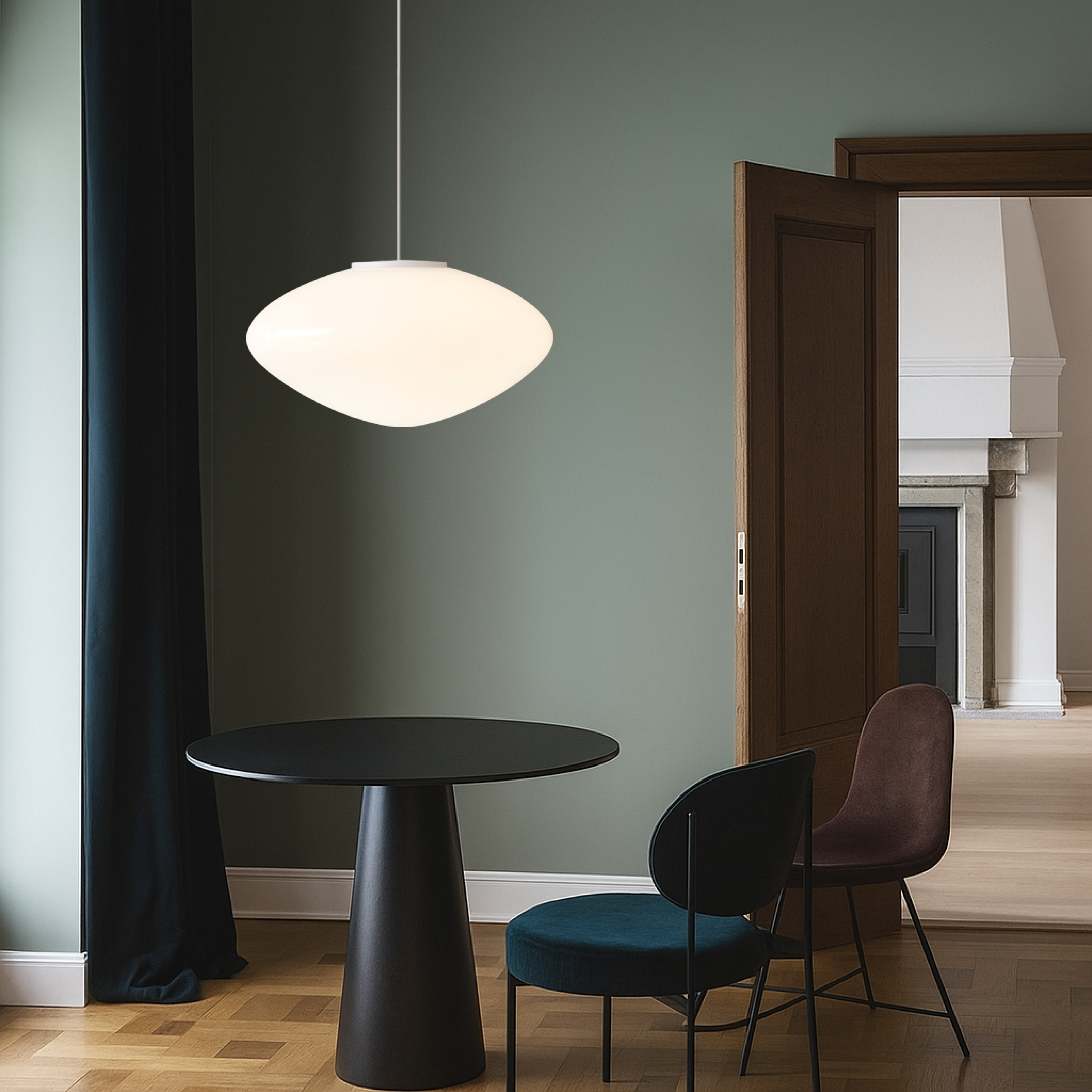 Elara Layered Danish Pendant Lamp With Soft Diffused Glow