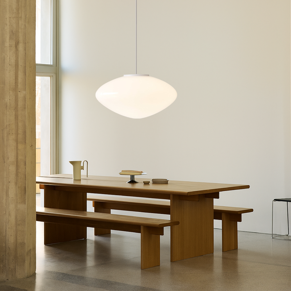 Aurelo Nordic vrstvená závěsná lampa s jemným difuzním světlem