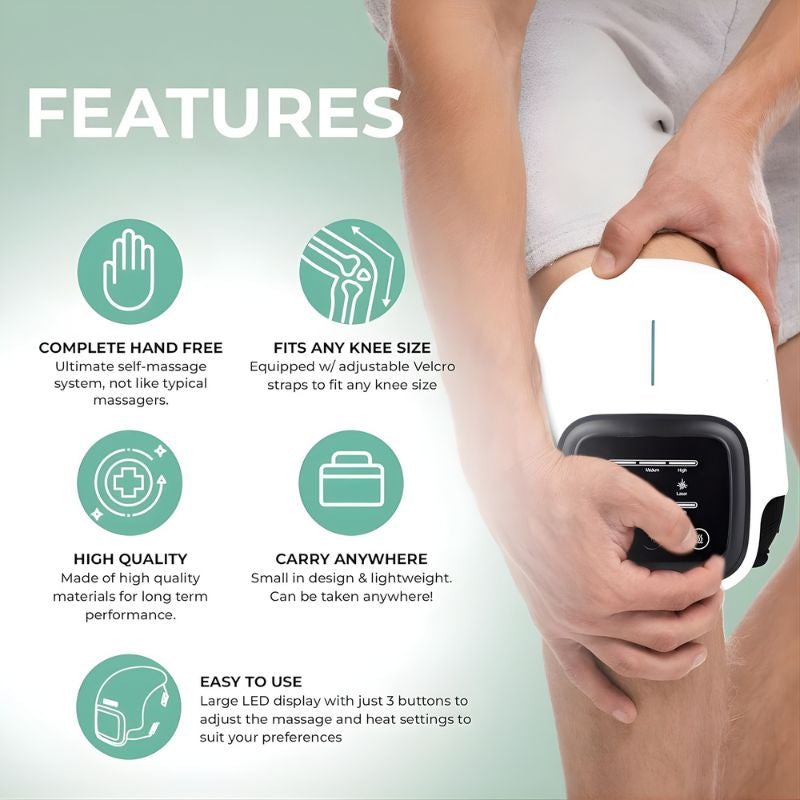 Heated Knee Massager Device For Knees And Everyday Comfort
