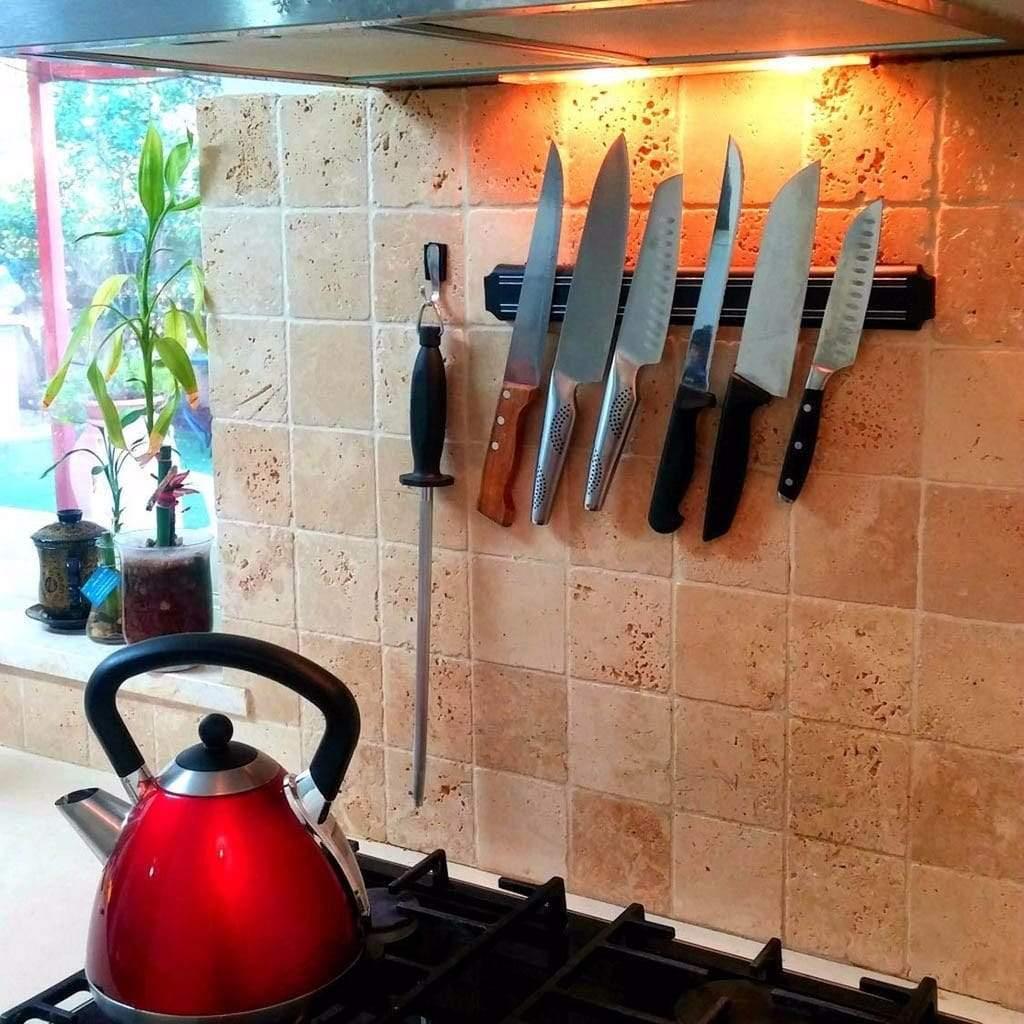 StellarLock Magnetic Knife Holder Wall Mount Easy Access