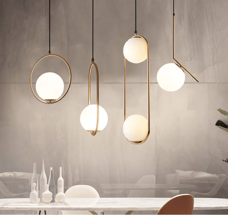 Nordic Glass Ball Pendant Lights for Elegant Ambience