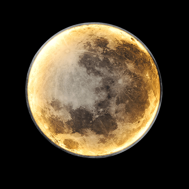 LED moon lamp with color change & dimmable 5