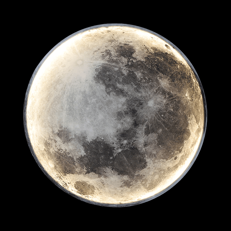 LED moon lamp with color change & dimmable 6