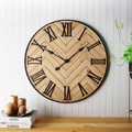 Havenwood Wall Clock 24in Diameter With Roman Numerals