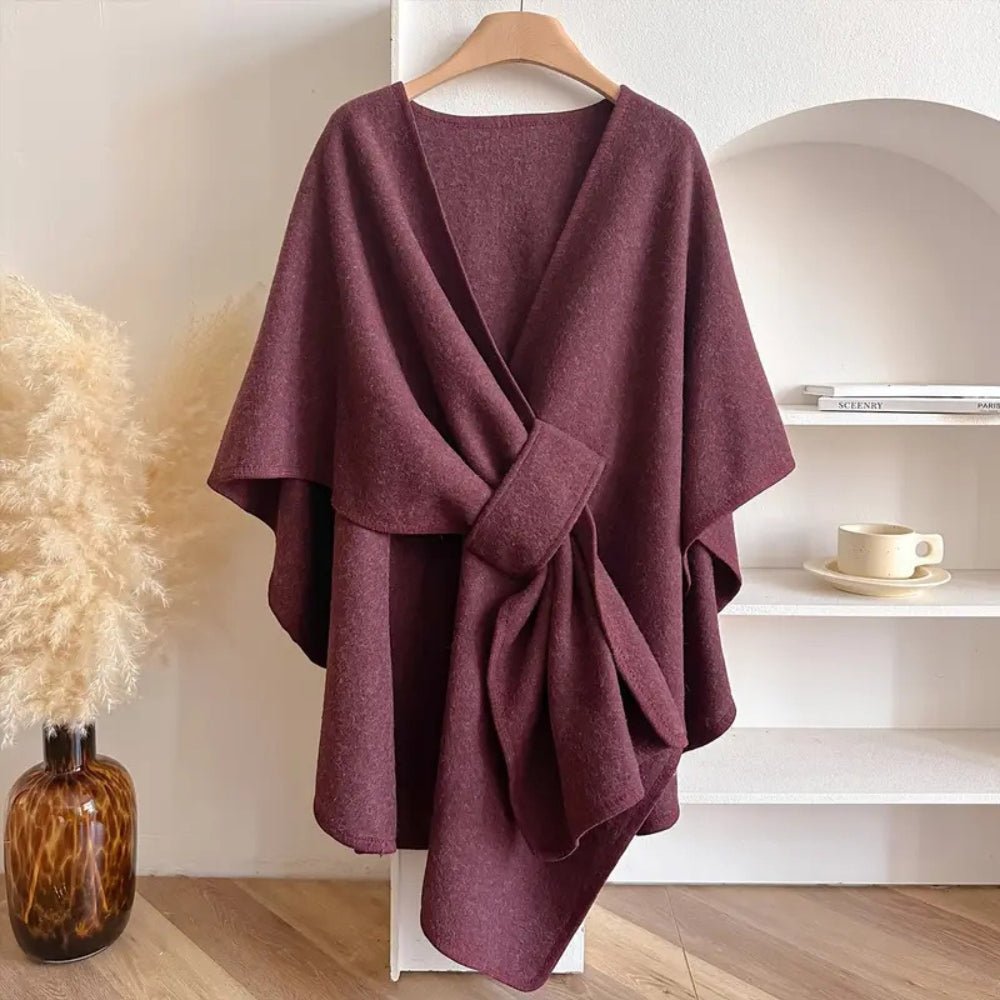 AuraWrap Luxusní pončo, šála a kabát pro všechna roční období