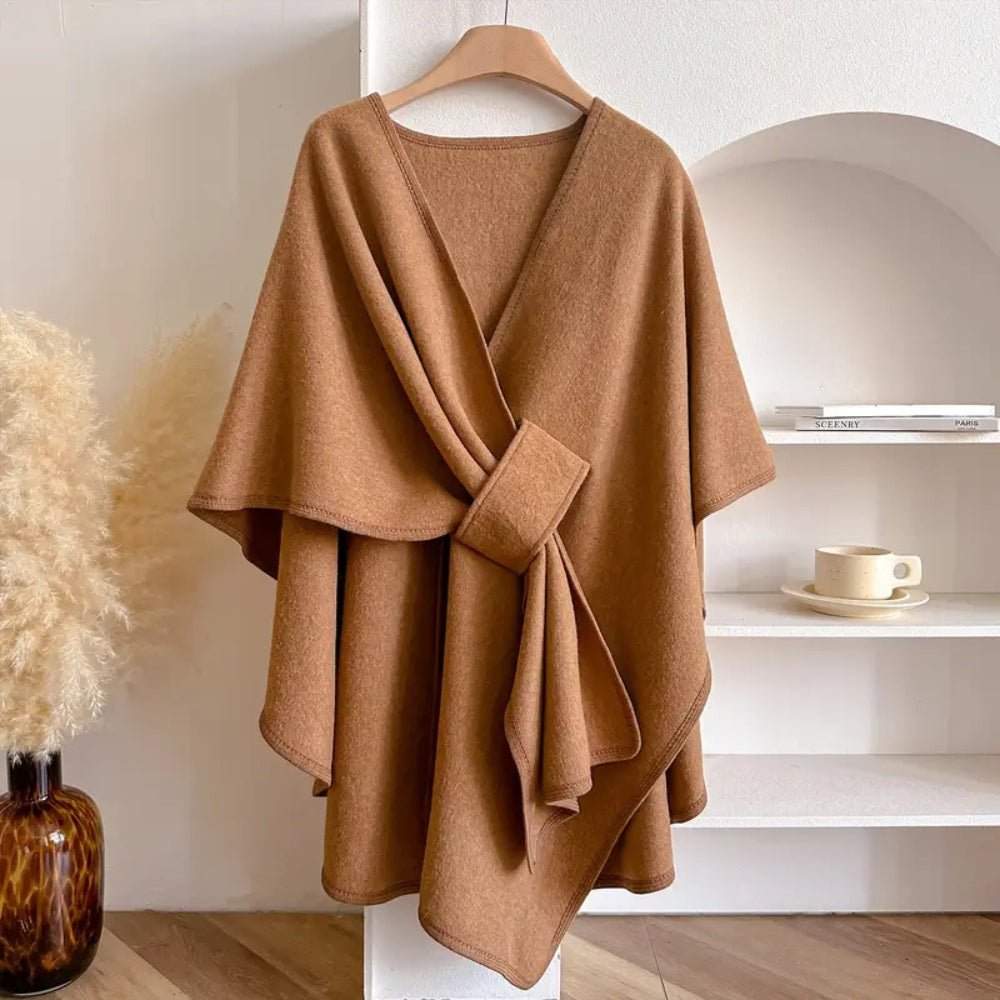 AuraWrap Luxusní pončo, šála a kabát pro všechna roční období