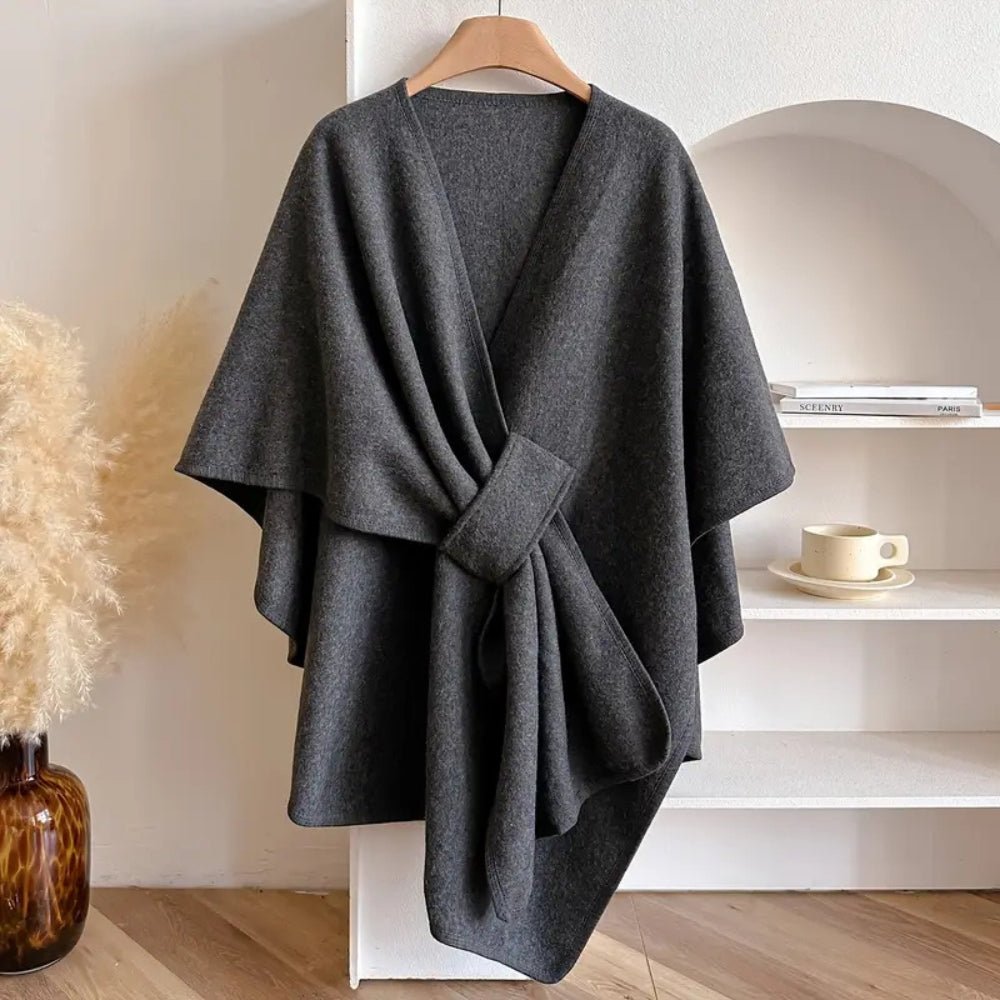 AuraWrap Luxusní pončo, šála a kabát pro všechna roční období