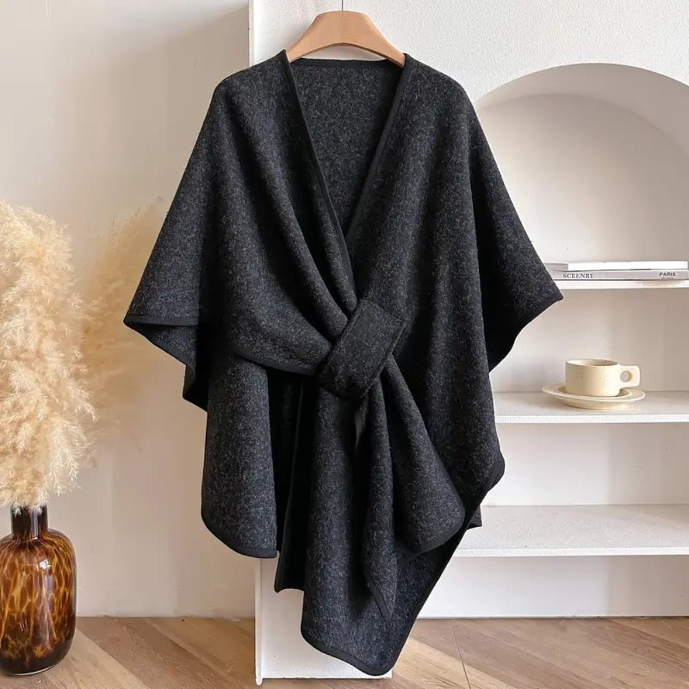 AuraWrap Luxusní pončo, šála a kabát pro všechna roční období