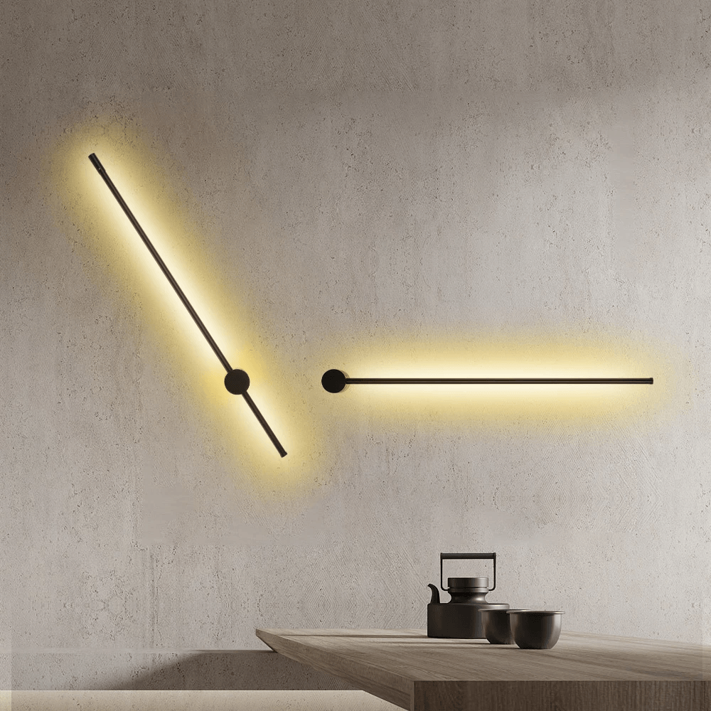 چراغ دیواری خطی LED به سبک نوردیک برای دکوراسیون مدرن