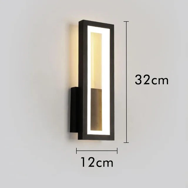 NexaLume Lampada da Parete LED Minimalista per Corridoi di Veranix