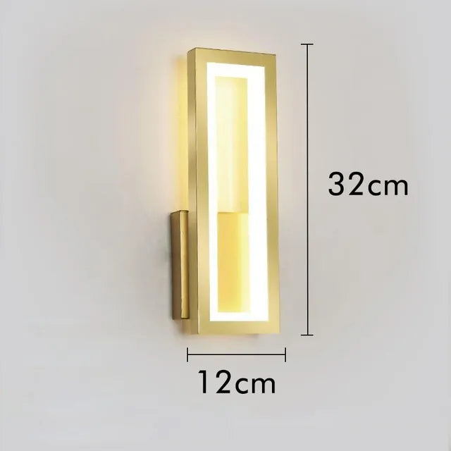 NexaLume Lampada da Parete LED Minimalista per Corridoi di Veranix