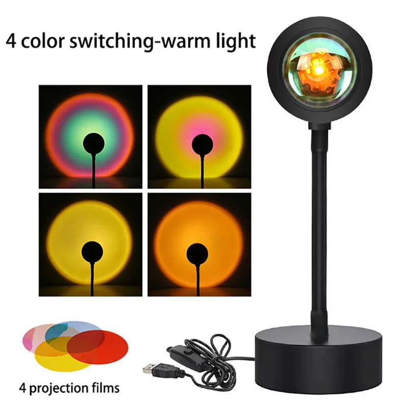 Aurelia SunGlow LED Sunset Ball Table Lamp for Warm Ambiance