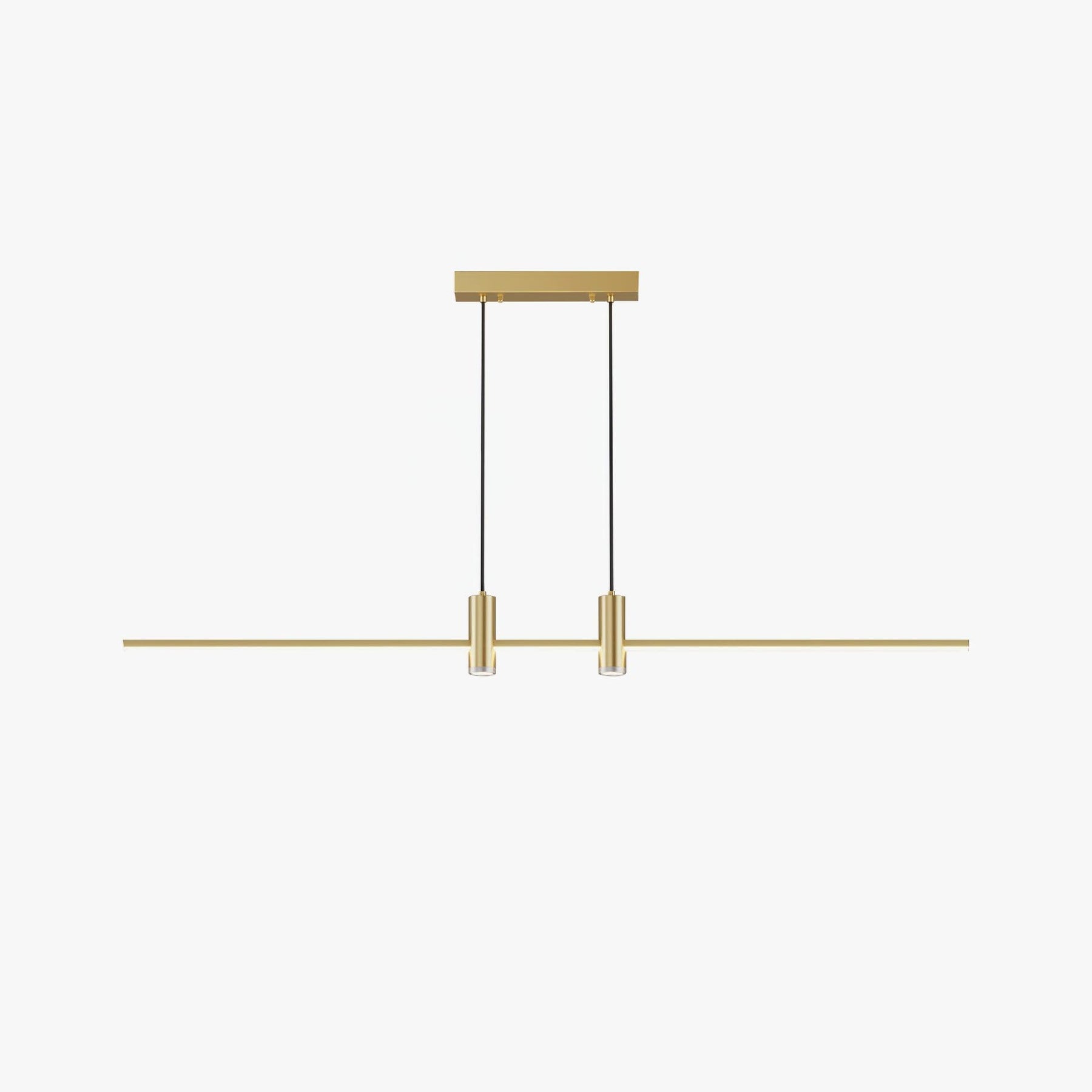 Lampada a sospensione lineare in metallo Kirrea LED | Design minimalista rettangolare