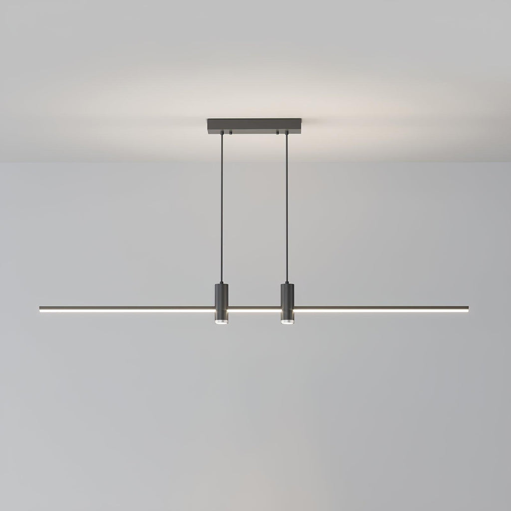 Quorra | Minimalistické obdélníkové LED závěsné svítidlo do jídelny