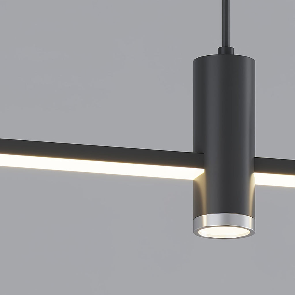 Quorra | Minimalistické obdélníkové LED závěsné svítidlo do jídelny