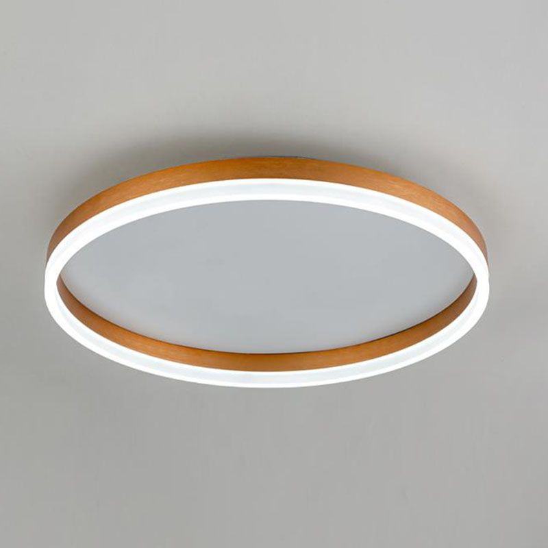 Lampa sufitowa HaloLuxe Ring LED w kolorze czarnym i złotym, ściemnialna