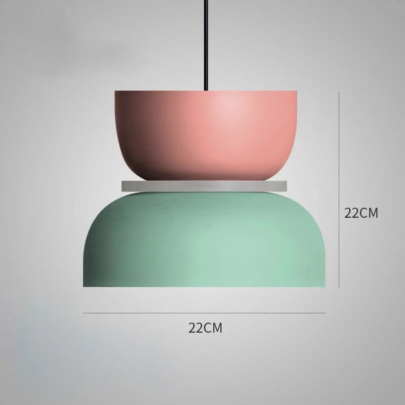 Kirena Macaron závěsná lampa nordická LED lampa pro moderní bydlení