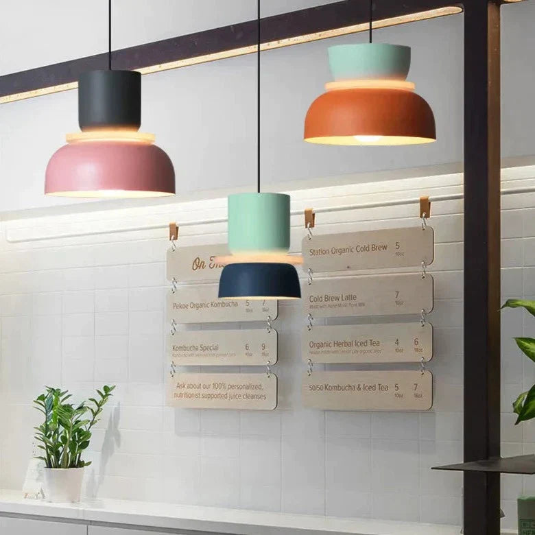 Kirena Macaron závěsná lampa nordická LED lampa pro moderní bydlení