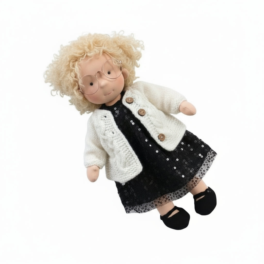 Aurelia Handmade Waldorf Doll Made Of Cotton For Creative Play