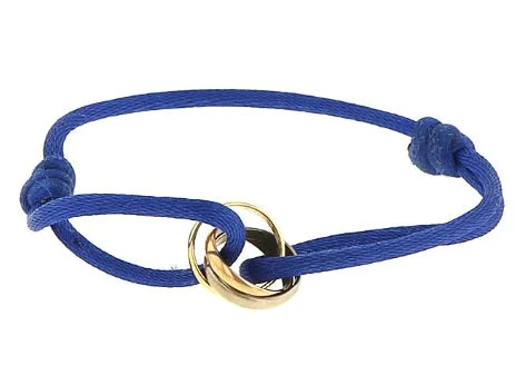 Simple Cord Bracelet With Rose Gold Infinity Charm