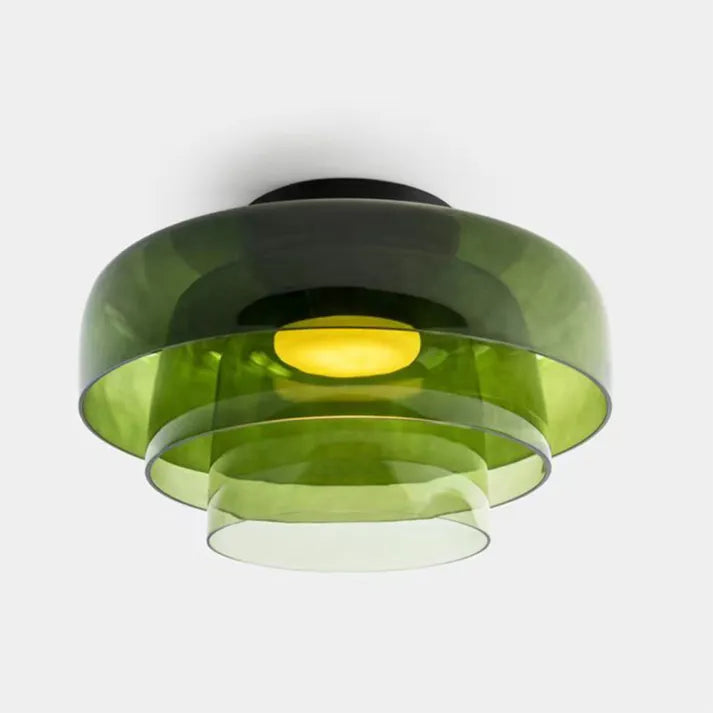Lunethra Glass Nordic Medieval Ceiling Chandelier With Warm Glow