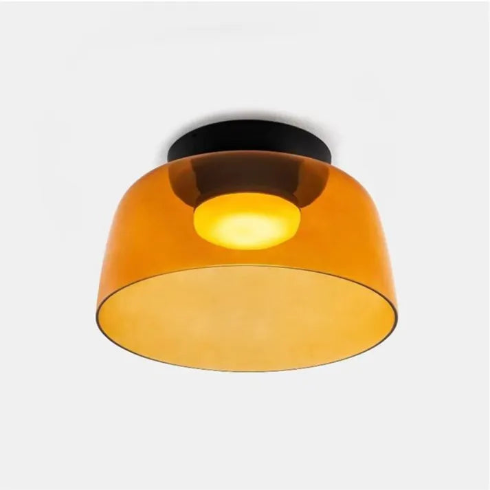 Lunethra Glass Nordic Medieval Ceiling Chandelier With Warm Glow