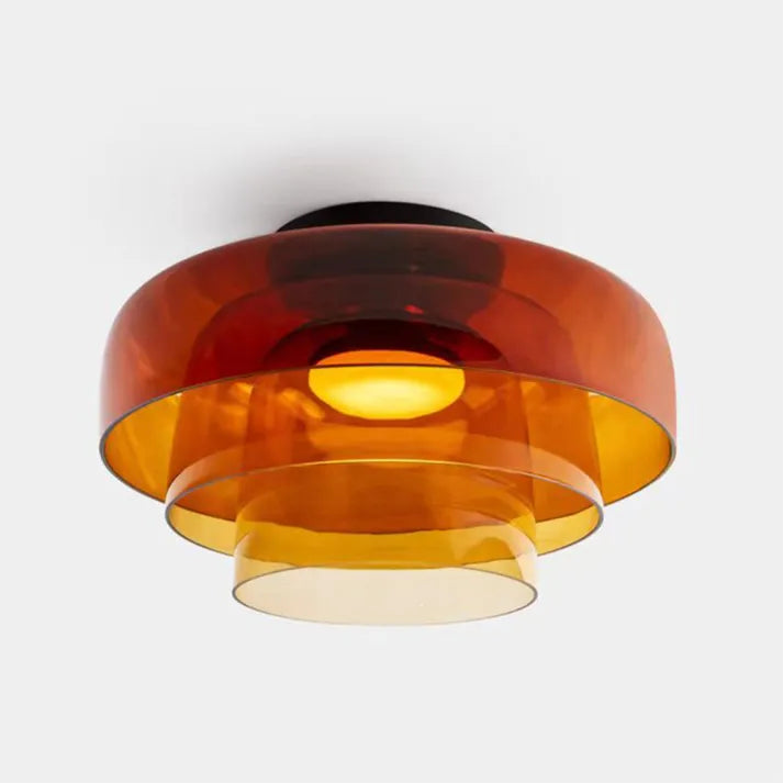 Lunethra Glass Nordic Medieval Ceiling Chandelier With Warm Glow