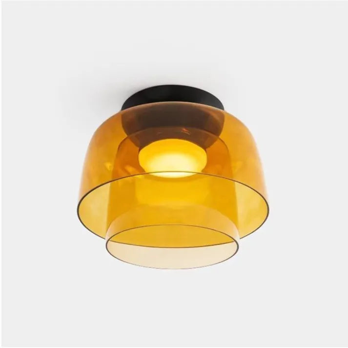 Lunethra Glass Nordic Medieval Ceiling Chandelier With Warm Glow