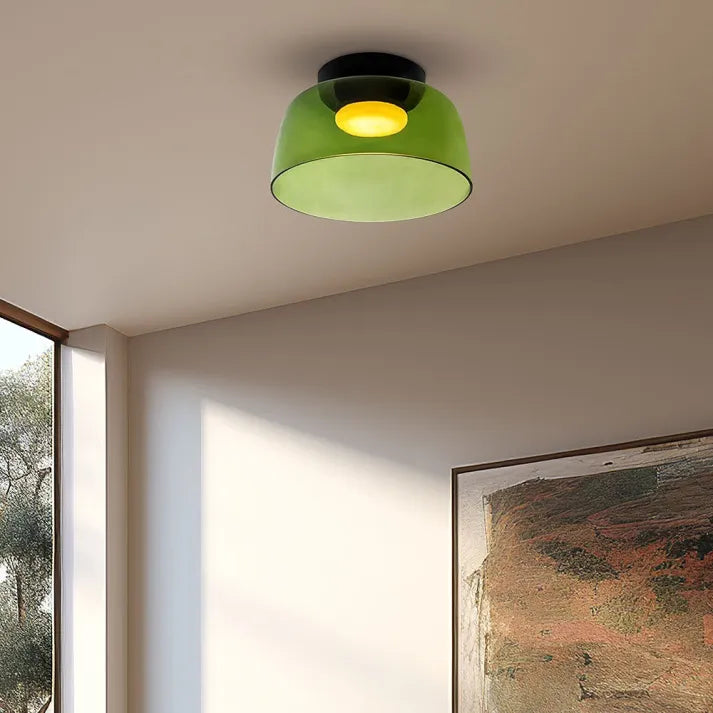 Lunethra Glass Nordic Medieval Ceiling Chandelier With Warm Glow