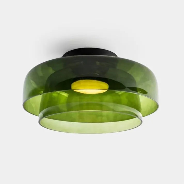 Lunethra Glass Nordic Medieval Ceiling Chandelier With Warm Glow