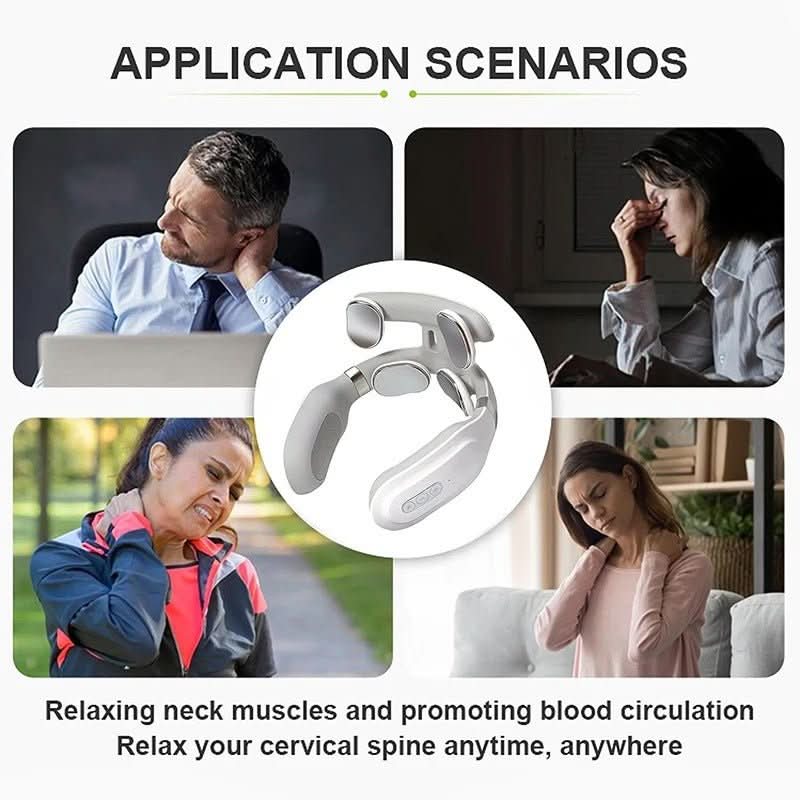ماساژور گردن شیک ۴ در ۱ با حرارت و لرزش