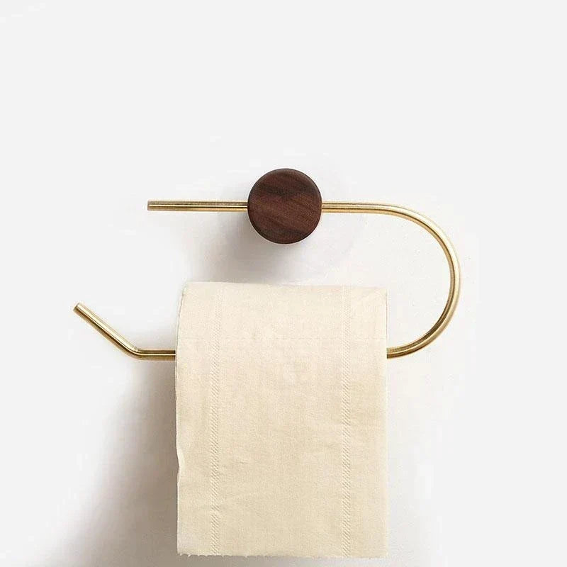 AeroLine Toilet Paper Bar Minimalist Metal Holder for Roll Display