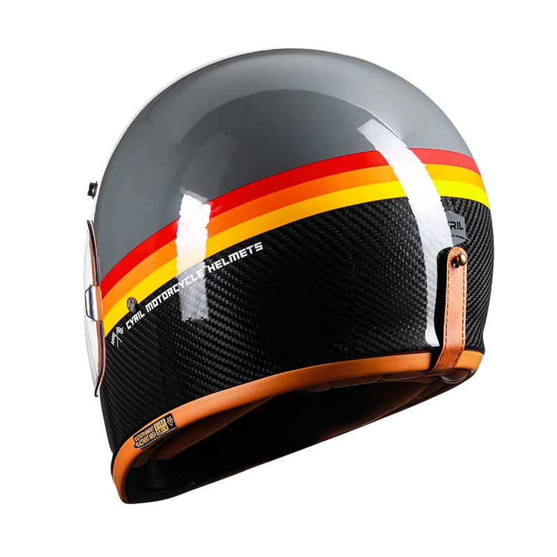 AeroNova Carbon Fiber Pro Full Face Motorcycle Helmet DOT and ECE Approved