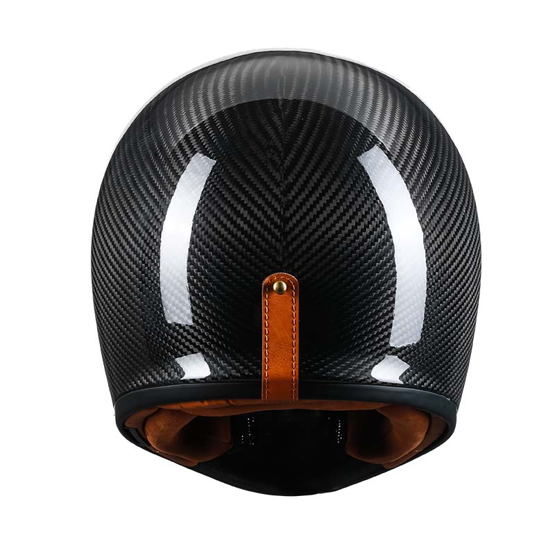 کلاه ایمنی تمام‌صورت فیبر کربن NyxRidge مدل F380VB سری حرفه‌ای دارای گواهی DOT و ECE