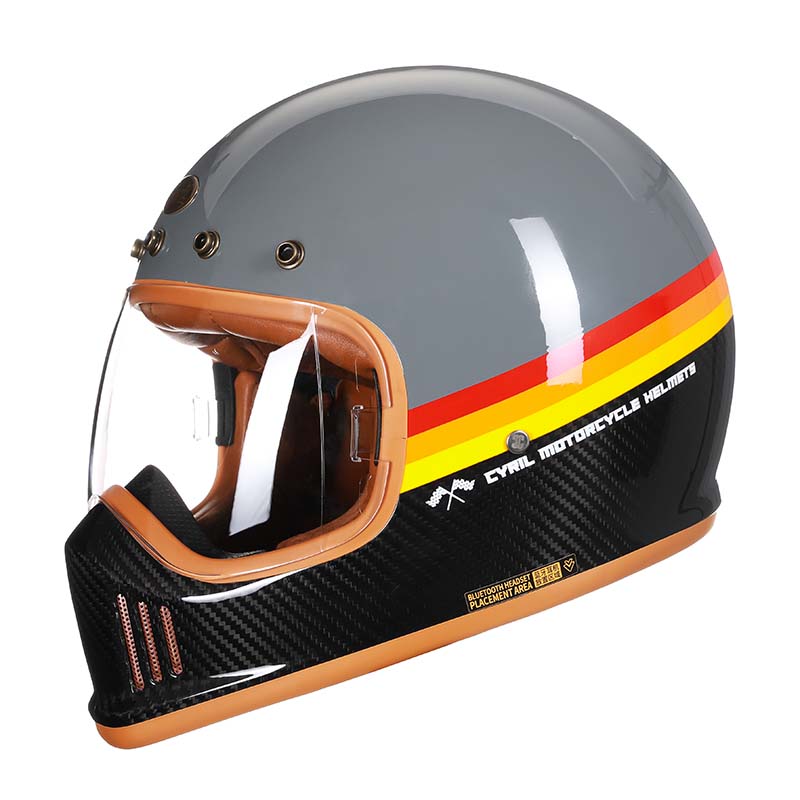 AeroNova Carbon Fiber Pro Full Face Motorcycle Helmet DOT and ECE Approved