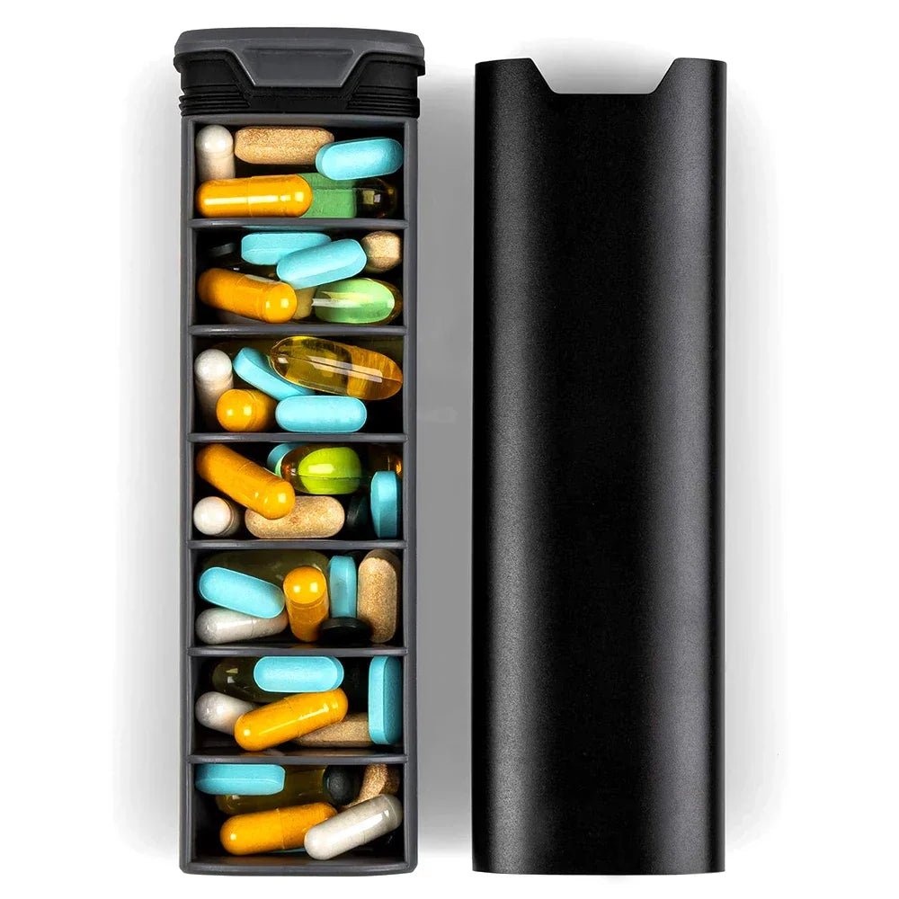 VoyagePack Compact 7 Day Medication Case For Travel